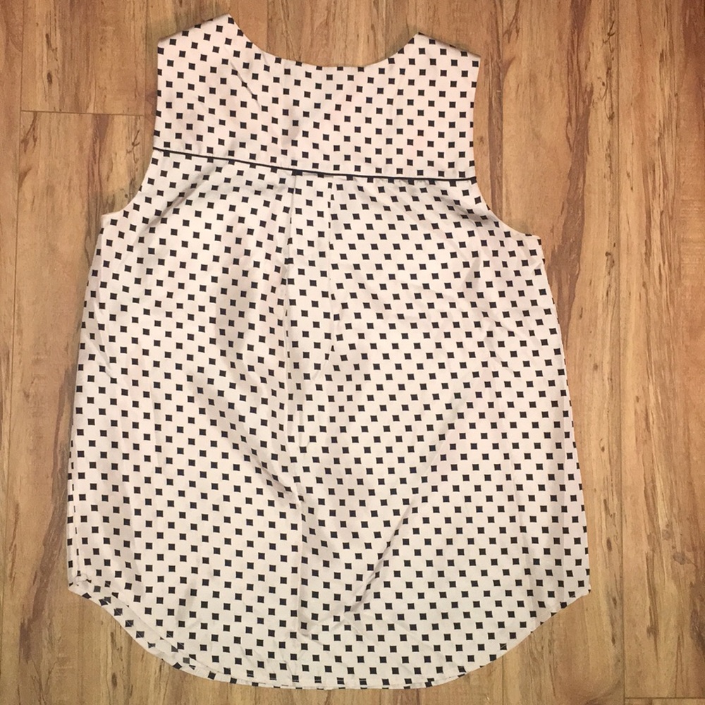 Marc by Marc Jacobs silk pale pink diamond top - Picture 2 of 4